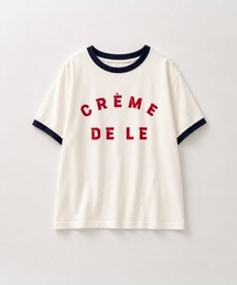 CANAL JEAN（キャナルジーン）の「El mar　CREME DELE リンガーTシャツ（Tシャツ/カットソー・レディース）」