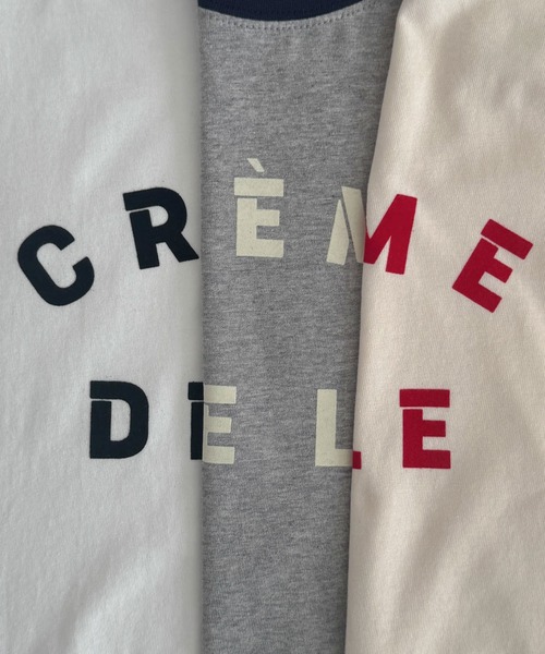 CANAL JEAN(キャナルジーン)の「El mar CREME DELE リンガーTシャツ(Tシャツ/カットソー・レディース・クリーム/ホワイト/グレー・ONE SIZE)」の17枚目の写真