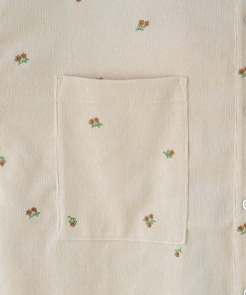 tiptop(ティップトップ)の「コーデュロイ花刺繍シャツジャケット(シャツ/ブラウス・レディース・ブラウン/アイボリー・FREE)」の13枚目の写真