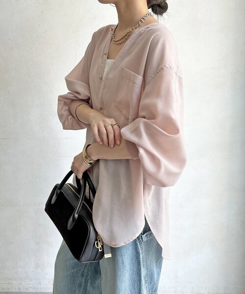 GOLD Button VV Shirt