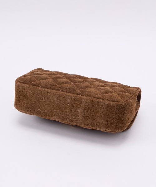 AULENTTI（オウレンティ）の「【AULENTTI】キルティングスエードミニバッグ-Suede Shoulder Bag（ショルダーバッグ・レディース・ブラウン・FREE）」の21枚目の写真