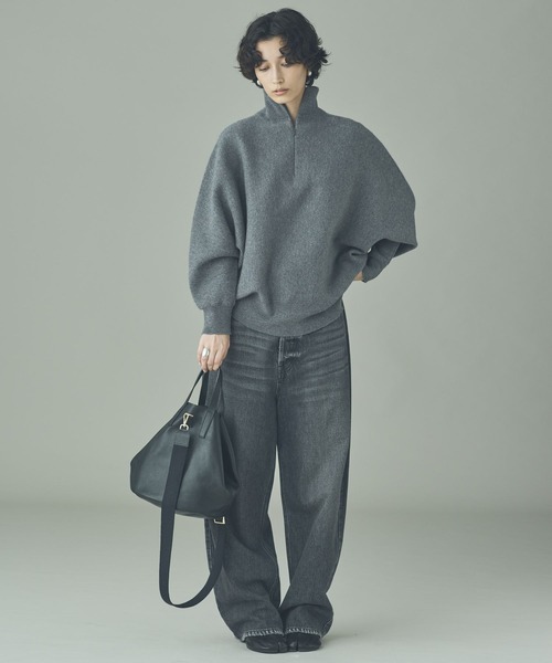 Curensology(カレンソロジー)の「Curensology(カレンソロジー)/レザーヘルメットバッグ(トートバッグ・レディース・ブラック/ダークブラウン・FREE)」の20枚目の写真