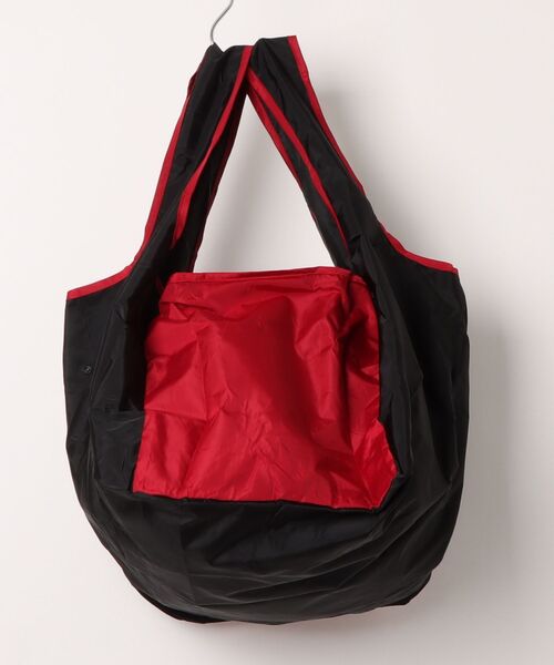 CUBE SUGAR(キューブシュガー)の「CUBE SUGAR/キューブシュガー ナイロンポケッタブル 配色マルシェBAG(エコバッグ/サブバッグ・レディース・グリーン/ブラウン/ブラック・FREE)」の8枚目の写真