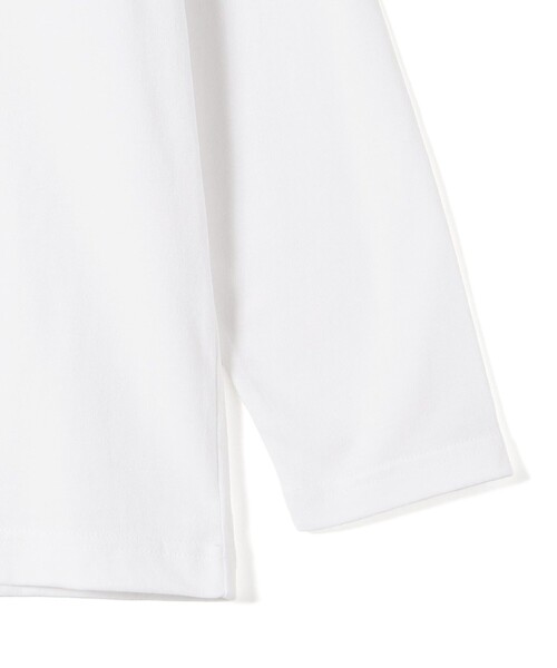 SHIPS Colors(シップス カラーズ)の「〈手洗い可能〉26AW フロッキー ロゴ TEE(ロンT)◇(Tシャツ/カットソー・レディース・レッド/オフホワイト/ダークグレー・ONE SIZE)」の4枚目の写真