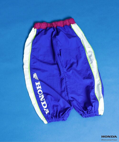 BREEZE(ブリーズ)の「【リンク】Honda シャカシャカレーシングパンツ(その他パンツ・キッズ・ブラック/レインボー・100/140/130/120/110/90/80)」の2枚目の写真