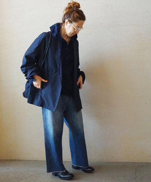 JOURNAL STANDARD LUXE(ジャーナルスタンダード ラックス)の「OX フードシャツ(シャツ/ブラウス・レディース・ネイビー/ブルー系その他/コバルトブルー・FREE)」の6枚目の写真