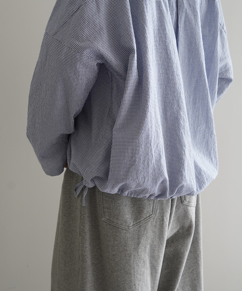 JOURNAL STANDARD LUXE(ジャーナルスタンダード ラックス)の「OX フードシャツ(シャツ/ブラウス・レディース・ネイビー/ブルー系その他/コバルトブルー・FREE)」の11枚目の写真