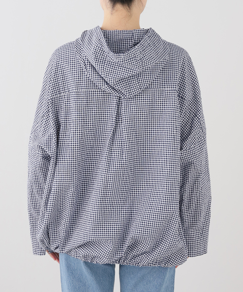 JOURNAL STANDARD LUXE(ジャーナルスタンダード ラックス)の「OX フードシャツ(シャツ/ブラウス・レディース・ネイビー/ブルー系その他/コバルトブルー・FREE)」の15枚目の写真
