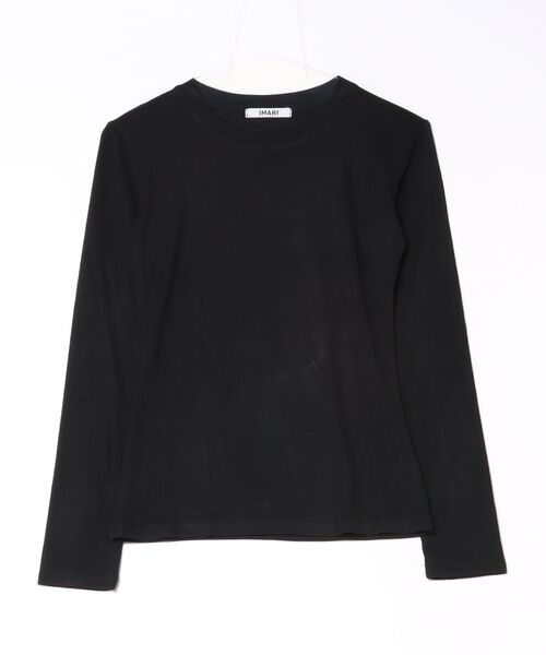 IMARI（イマリ）の「【 IMARI / イマリ 】 シェイプ ロングスリーブ TEE（Tシャツ/カットソー・レディース・ブラック/ホワイト/グレー・FREE）」の12枚目の写真