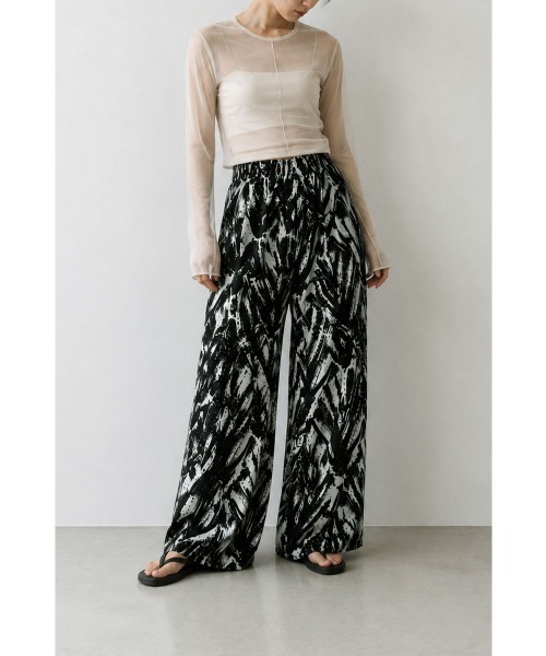 marjour(マージュール)の「ART WIDE PANTS(その他パンツ・レディース・ブラック・M)」の7枚目の写真