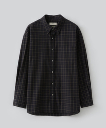 FABREGAT（ファブレガ）の「バーニアチェックシャツ（オリーブチャコール）（シャツ/ブラウス）」