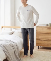 Champion（チャンピオン）の「Champion チャンピオン ルームウェア 長袖長パンツ 綿混ダンボールニット（ルームウェア/パジャマ）」