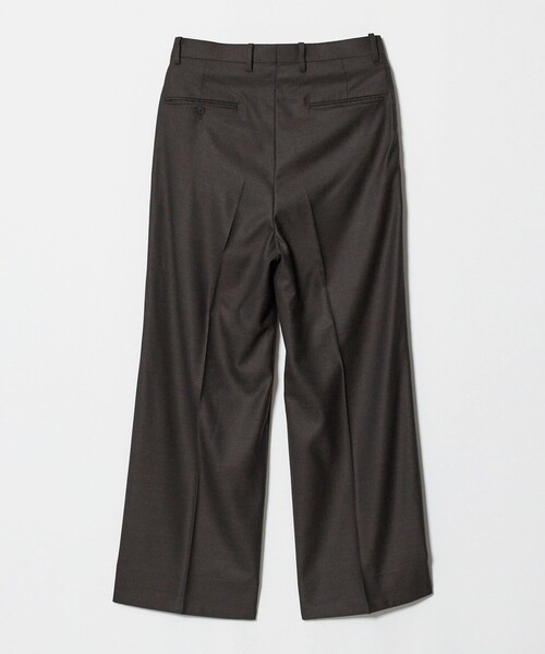 BEAUTY&YOUTH UNITED ARROWS(ビューティーアンドユースユナイテッドアローズ)の「N/SUIT サキソニー 2プリーツ ワイド スラックス(スラックス・メンズ・ブラック/ダークブラウン・M/L/S/XL)」の21枚目の写真