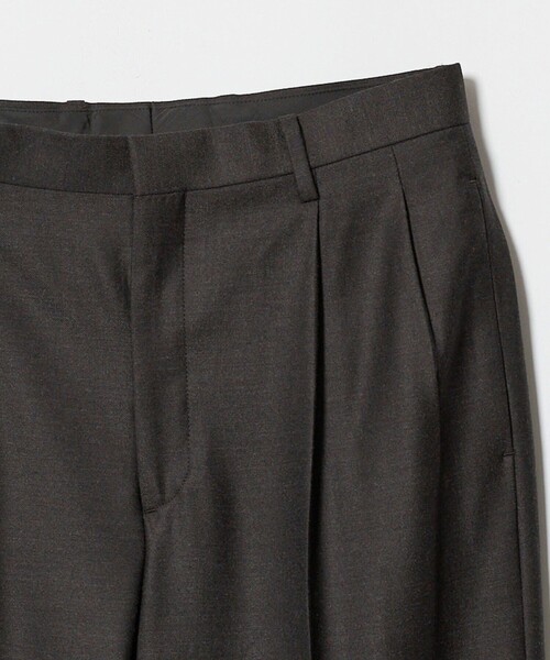 BEAUTY&YOUTH UNITED ARROWS(ビューティーアンドユースユナイテッドアローズ)の「N/SUIT サキソニー 2プリーツ ワイド スラックス(スラックス・メンズ・ブラック/ダークブラウン・M/L/S/XL)」の22枚目の写真