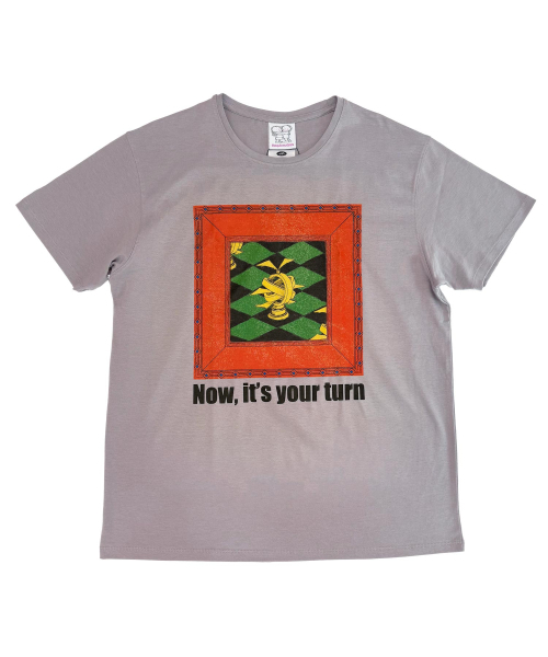 MOSQUITO MURDERERS(モスキートマーダラーズ)の「Now, It’s your turn T-SHIRT -Gray(Tシャツ/カットソー・メンズ・その他・1/2/3)」の1枚目の写真
