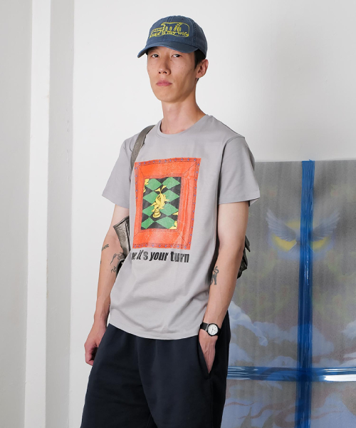 MOSQUITO MURDERERS(モスキートマーダラーズ)の「Now, It’s your turn T-SHIRT -Gray(Tシャツ/カットソー・メンズ・その他・1/2/3)」の3枚目の写真