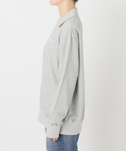 Spick & Span(スピックアンドスパン)の「《別注 / 》La Hutte / ラ・ユット 襟付きスウェット*(スウェット・レディース・ライトグレー/チョコ/アイボリー・FREE)」の20枚目の写真