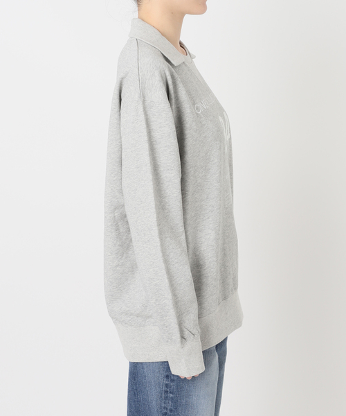 Spick & Span(スピックアンドスパン)の「《別注 / 》La Hutte / ラ・ユット 襟付きスウェット*(スウェット・レディース・ライトグレー/チョコ/アイボリー・FREE)」の22枚目の写真