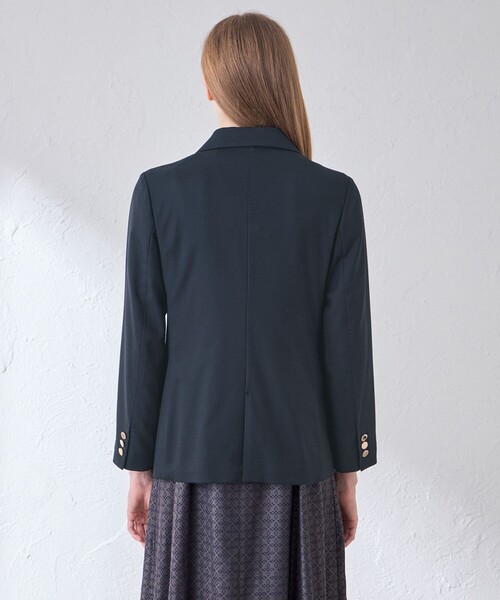 MACKINTOSH LONDON(マッキントッシュ ロンドン)の「スムースサキソニーダブルブレストジャケット(テーラードジャケット・レディース・ベージュ系その他5/ネイビー/ベージュ・38/40)」の14枚目の写真