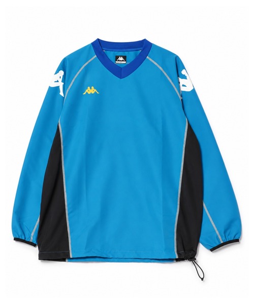 Kappa(カッパ)の「配色切替ピステシャツ(その他トップス・メンズ・ブルー/ブラック・LARGE/X-LARGE/MEDIUM)」の1枚目の写真