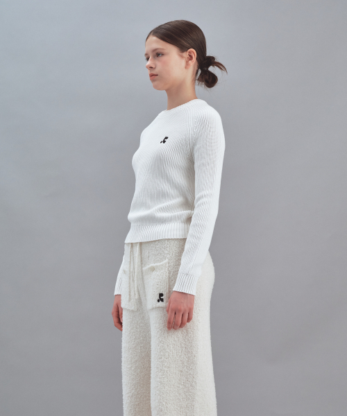 Rest&Recreation(レストアンドレクリエーション)の「RAGLAN KNIT TOP - IVORY(ニット/セーター・レディース・その他・ONE)」の2枚目の写真