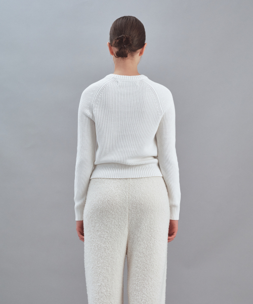 Rest&Recreation(レストアンドレクリエーション)の「RAGLAN KNIT TOP - IVORY(ニット/セーター・レディース・その他・ONE)」の3枚目の写真