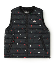 DANTON（ダントン）の「Women's Crewneck Inner Down Vest - Flower Print（その他アウター・レディース）」