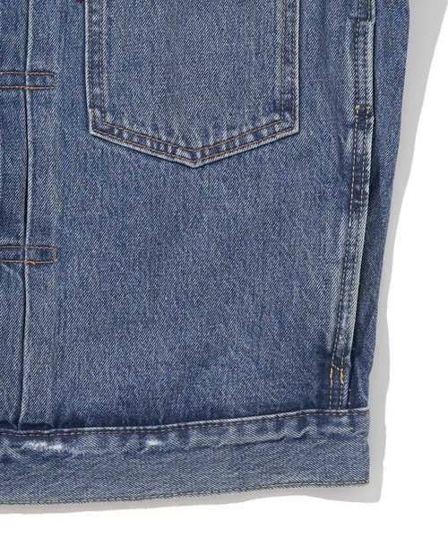 Levi's(リーバイス)の「Levis-TYPE 1 TRUCKER DANCING QUEEN(デニムジャケット・メンズ・ライトインディゴブルー・M/L/XL)」の6枚目の写真