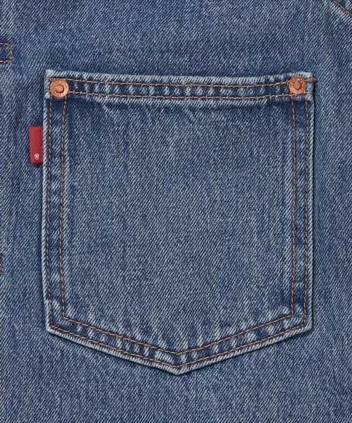 Levi's(リーバイス)の「Levis-TYPE 1 TRUCKER DANCING QUEEN(デニムジャケット・メンズ・ライトインディゴブルー・M/L/XL)」の5枚目の写真