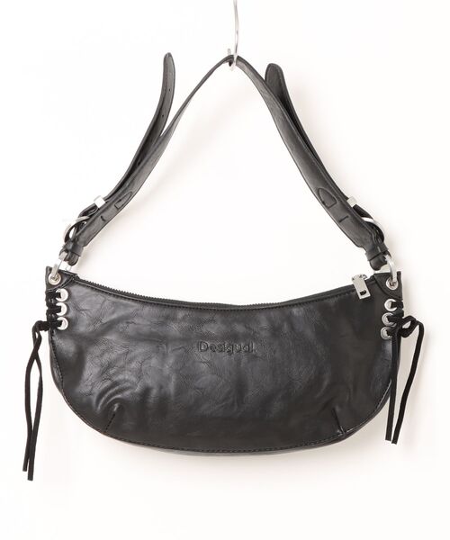 Desigual(デシグアル)の「Cord embroidery shoulder bag / コード刺繍ショルダーバッグ(ショルダーバッグ・レディース・ブラック・FREE)」の5枚目の写真