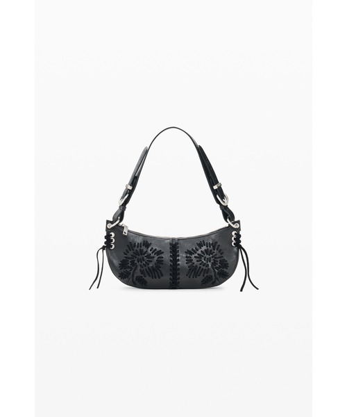 Desigual(デシグアル)の「Cord embroidery shoulder bag / コード刺繍ショルダーバッグ(ショルダーバッグ・レディース・ブラック・FREE)」の3枚目の写真
