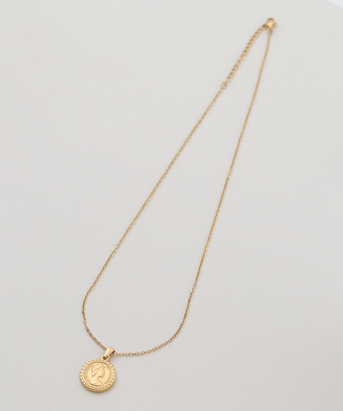 Spick & Span(スピックアンドスパン)の「《別注 / 》AEC PARIS / エーイーシー・パリ コインネックレス*(ネックレス・レディース・ゴールド・FREE)」の4枚目の写真
