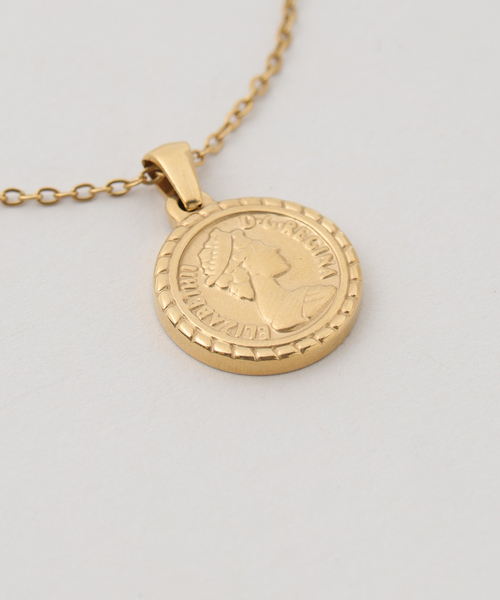 Spick & Span(スピックアンドスパン)の「《別注 / 》AEC PARIS / エーイーシー・パリ コインネックレス*(ネックレス・レディース・ゴールド・FREE)」の5枚目の写真