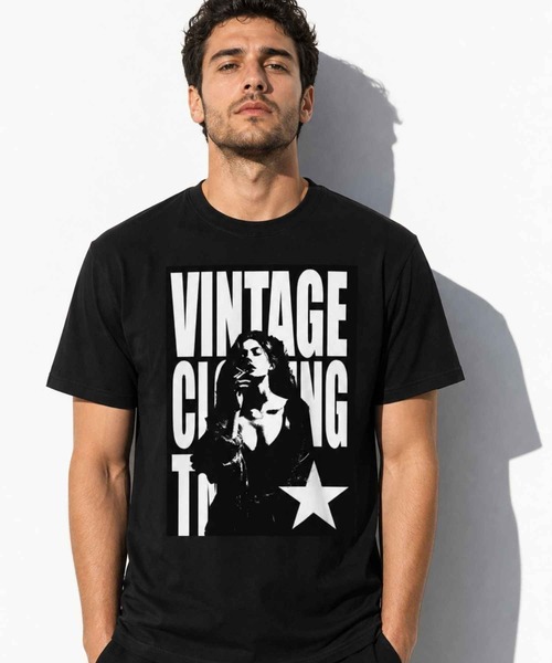 TMT(ティーエムティー)の「COTTON T-SHIRTS(GIRL)(Tシャツ/カットソー・メンズ・ブラック・MEDIUM/LARGE/XX-LARGE)」の3枚目の写真