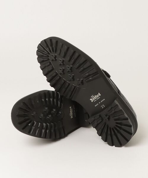 The Kenford Fineshoes(ケンフォードファインシューズ)の「【ブラウンROSE BUD別注カラー】The Kenford Fineshoes/NEWCLASSIC U-TIP MONK STRAP(ローファー・レディース・ブラック・24cm/23cm/23.5cm/24.5cm/25cm)」の12枚目の写真