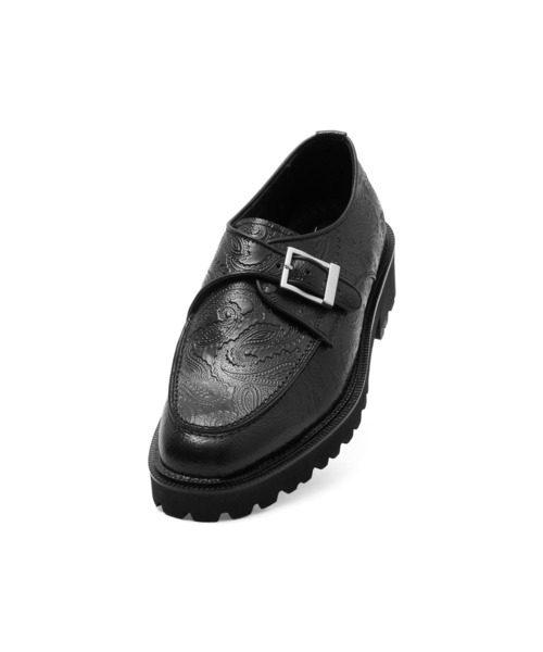 The Kenford Fineshoes(ケンフォードファインシューズ)の「【ブラウンROSE BUD別注カラー】The Kenford Fineshoes/NEWCLASSIC U-TIP MONK STRAP(ローファー・レディース・ブラック・24cm/23cm/23.5cm/24.5cm/25cm)」の7枚目の写真