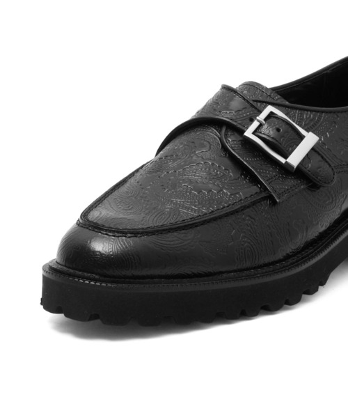 The Kenford Fineshoes(ケンフォードファインシューズ)の「【ブラウンROSE BUD別注カラー】The Kenford Fineshoes/NEWCLASSIC U-TIP MONK STRAP(ローファー・レディース・ブラック・24cm/23cm/23.5cm/24.5cm/25cm)」の8枚目の写真