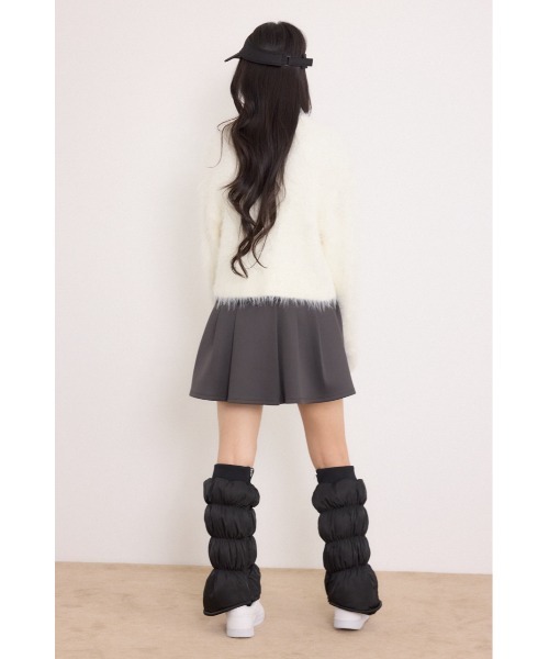 RIENDA GOLF(リエンダゴルフ)の「【RIENDA GOLF】ラメシャギーカーデトップス 秋服 冬服(カーディガン/ボレロ・レディース・ホワイト/ライトグリーン/ベージュ・FREE)」の6枚目の写真
