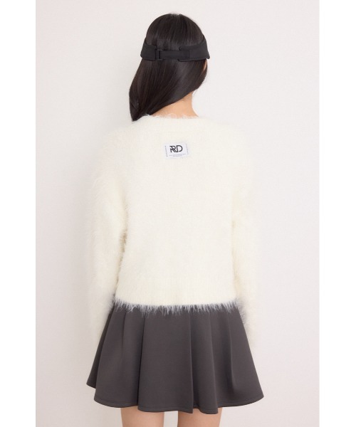 RIENDA GOLF(リエンダゴルフ)の「【RIENDA GOLF】ラメシャギーカーデトップス 秋服 冬服(カーディガン/ボレロ・レディース・ホワイト/ライトグリーン/ベージュ・FREE)」の11枚目の写真