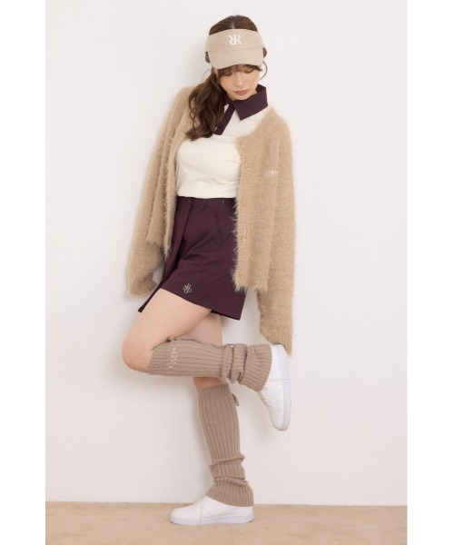 RIENDA GOLF(リエンダゴルフ)の「【RIENDA GOLF】ラメシャギーカーデトップス 秋服 冬服(カーディガン/ボレロ・レディース・ホワイト/ライトグリーン/ベージュ・FREE)」の18枚目の写真