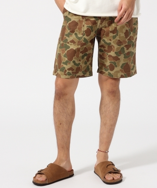 RAGEBLUE（レイジブルー）の「カモフラベーカーショーツ/722087（その他パンツ・メンズ・ベージュ/オリーブ/その他・MEDIUM/X-LARGE/LARGE）」の4枚目の写真