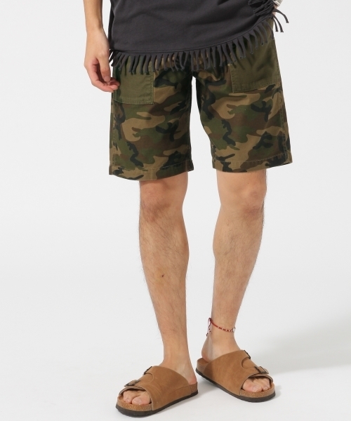 RAGEBLUE（レイジブルー）の「カモフラベーカーショーツ/722087（その他パンツ・メンズ・ベージュ/オリーブ/その他・MEDIUM/X-LARGE/LARGE）」の16枚目の写真