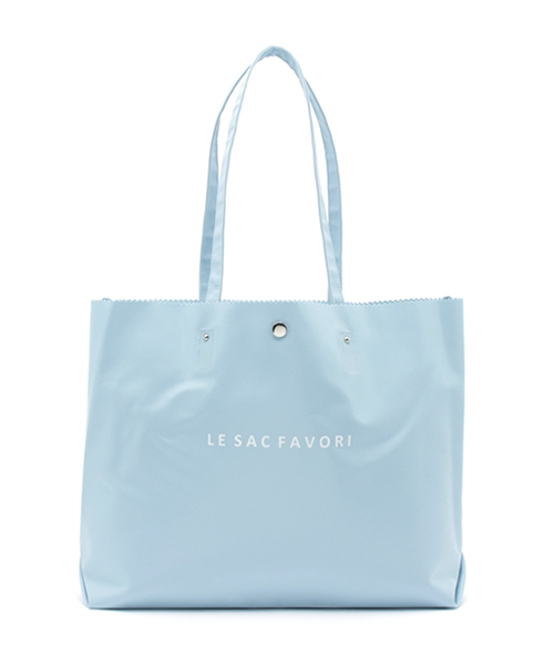 Mulet（ミューレ）の「Mulet シンプル ターポリン トートバッグ（ショルダーバッグ・レディース・サックスブルー/ホワイト/ネイビー・FREE）」の10枚目の写真