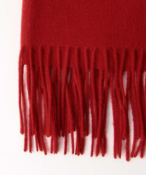 green label relaxing（グリーンレーベルリラクシング）の「CR ウールムジストール◆（ストール/ショール・レディース・ライトグレー/ダークグレー/ブラウン/ダークブラウン/レッド/ナチュラル/ライトピンク/ライトブルー/ネイビー・FREE）」の11枚目の写真