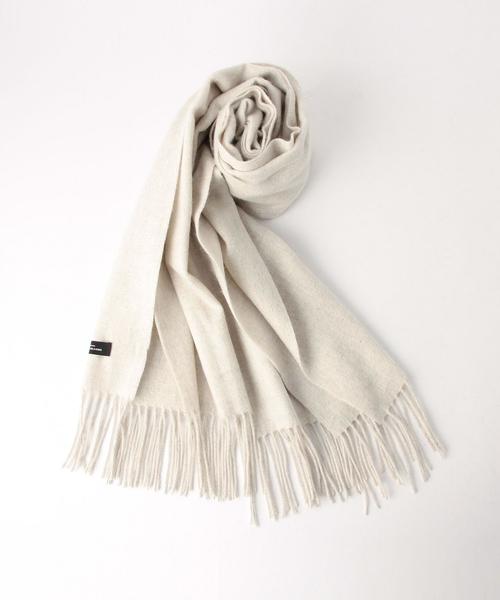 green label relaxing（グリーンレーベルリラクシング）の「CR ウールムジストール◆（ストール/ショール・レディース・ライトグレー/ダークグレー/ブラウン/ダークブラウン/レッド/ナチュラル/ライトピンク/ライトブルー/ネイビー・FREE）」の18枚目の写真