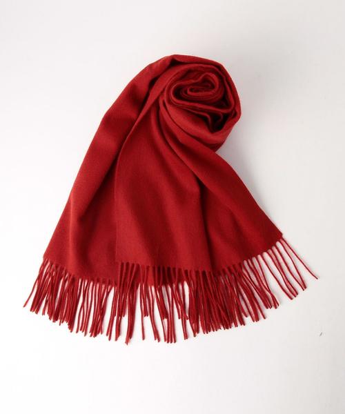 green label relaxing（グリーンレーベルリラクシング）の「CR ウールムジストール◆（ストール/ショール・レディース・ライトグレー/ダークグレー/ブラウン/ダークブラウン/レッド/ナチュラル/ライトピンク/ライトブルー/ネイビー・FREE）」の17枚目の写真