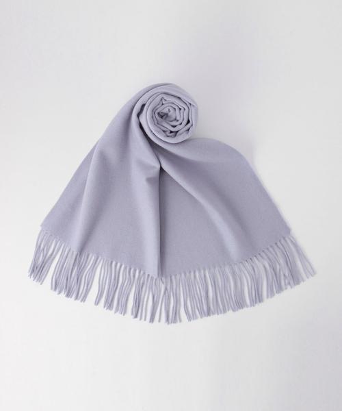 green label relaxing（グリーンレーベルリラクシング）の「CR ウールムジストール◆（ストール/ショール・レディース・ライトグレー/ダークグレー/ブラウン/ダークブラウン/レッド/ナチュラル/ライトピンク/ライトブルー/ネイビー・FREE）」の22枚目の写真