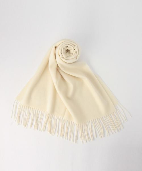 green label relaxing（グリーンレーベルリラクシング）の「CR ウールムジストール◆（ストール/ショール・レディース・ライトグレー/ダークグレー/ブラウン/ダークブラウン/レッド/ナチュラル/ライトピンク/ライトブルー/ネイビー・FREE）」の21枚目の写真