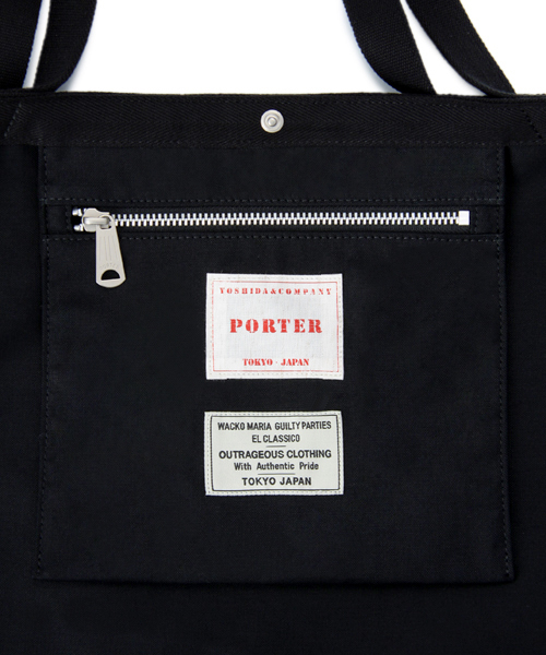PORTER(ポーター)の「WACKO MARIA×PORTER RUDEES TOTE BAG <DRUNK PORTER(ポーター)の「WACKO MARIA×PORTER RUDEES TOTE BAG <DRUNK