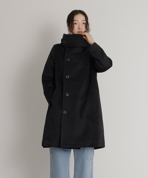 セール】『スタンドカラー主役ロングコート』（その他アウター